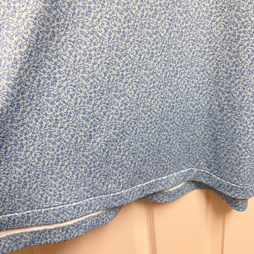 Peter Millar Blue Lizard Pattern Polo - image 7